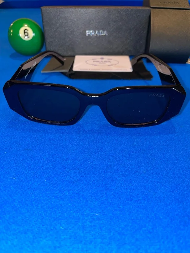 Prada PR 17WS Black Sunglasses Worn Once! With Receipt! image indicator(7)