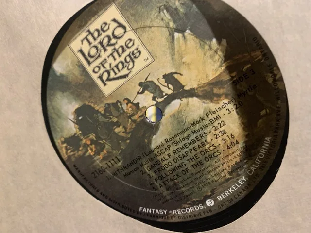 The Lord of the Rings original 2disc vinyl COND - VG image indicator(5)