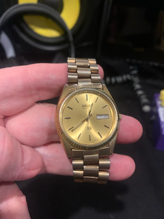 Seiko Men’s Solid Gold Gilded - reduced