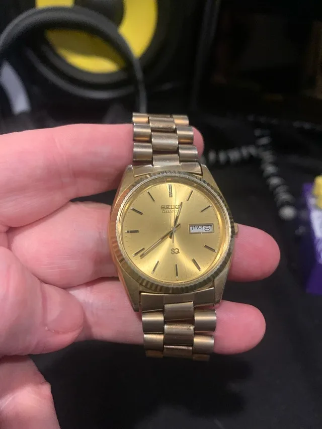 Seiko Men’s Solid Gold Gilded - reduced