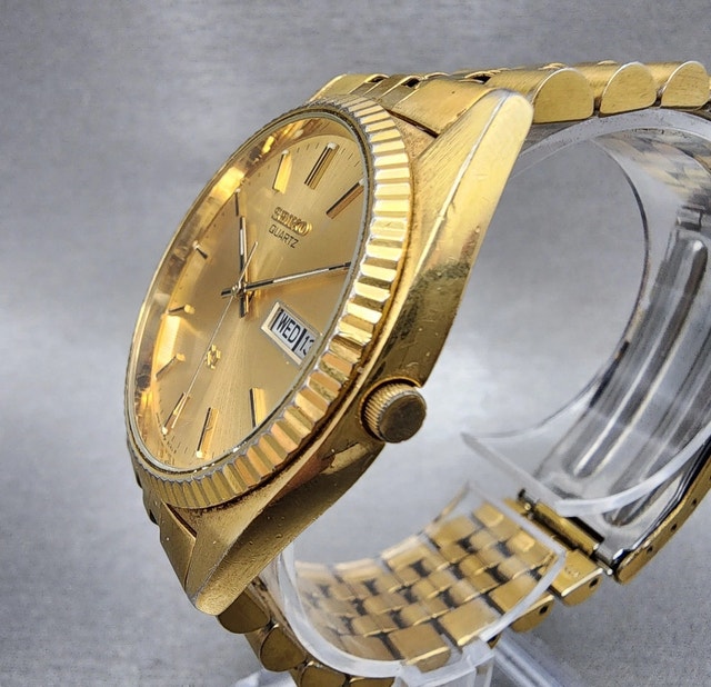 Seiko Men’s Solid Gold Gilded - reduced - photo 5
