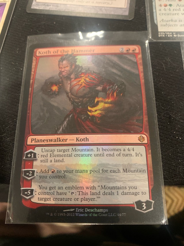 MTG Planewalker Koth of the Hammer