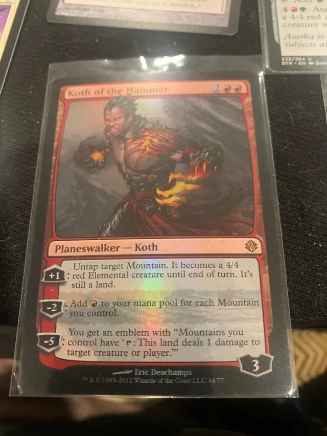 MTG Planewalker Koth of the Hammer