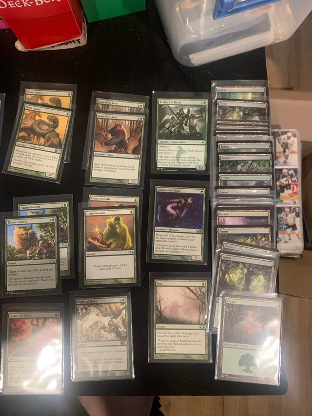 MTG BUDGET Wild Green Cards Set Lot