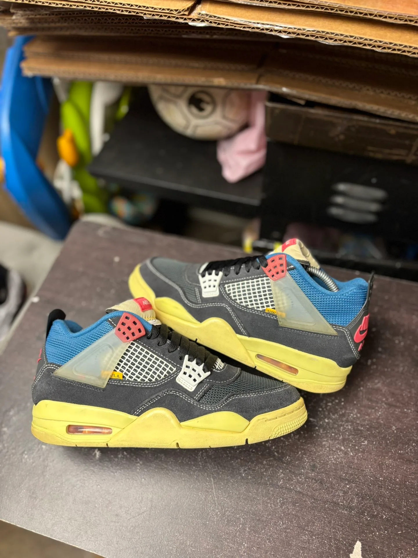 Air Jordan 4 Union LA Off Noir