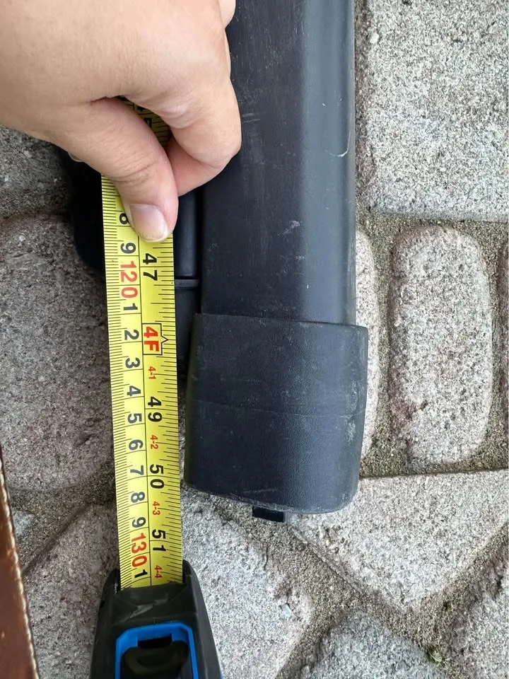 Three - Rear trunk retractable cargo cover black and beige tan image indicator(8)