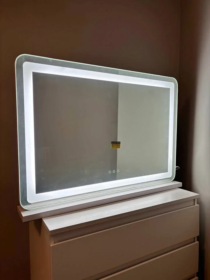 LED Vanity Mirror with lights 32”x 22” white