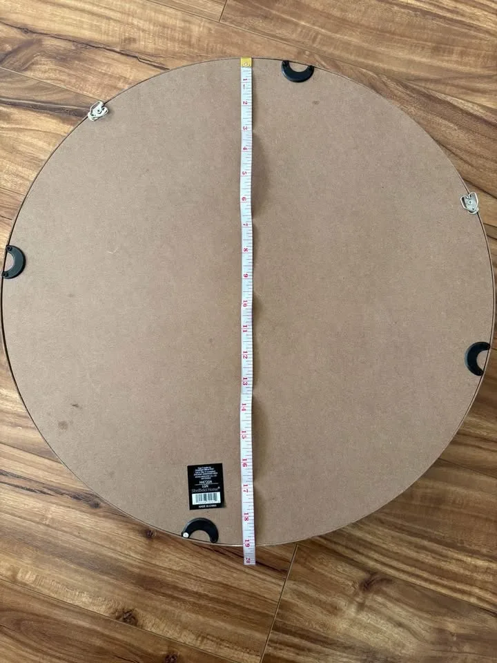 Circle Wall Mirror with shelf image indicator(4)