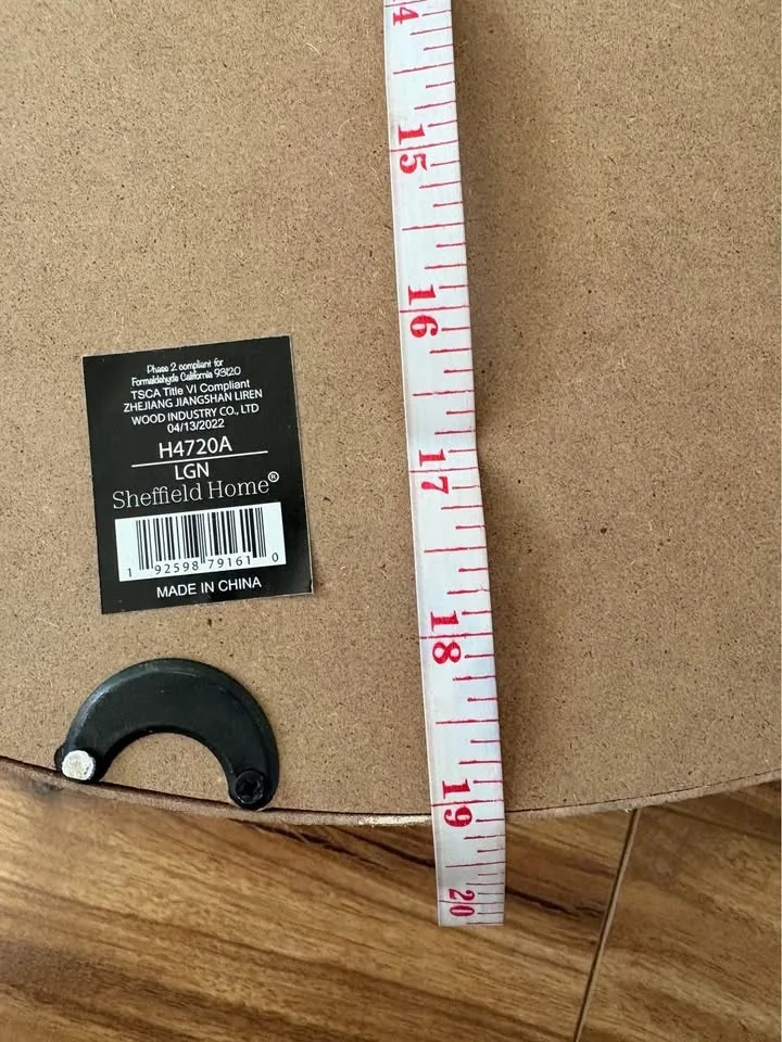 Circle Wall Mirror with shelf image indicator(5)