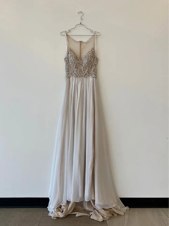 Wedding or graduation dress.
