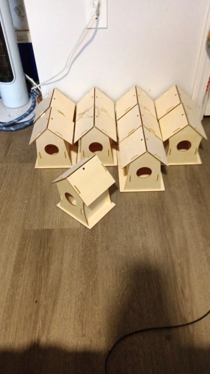 Handmade Wooden Birdhouse image indicator(2)