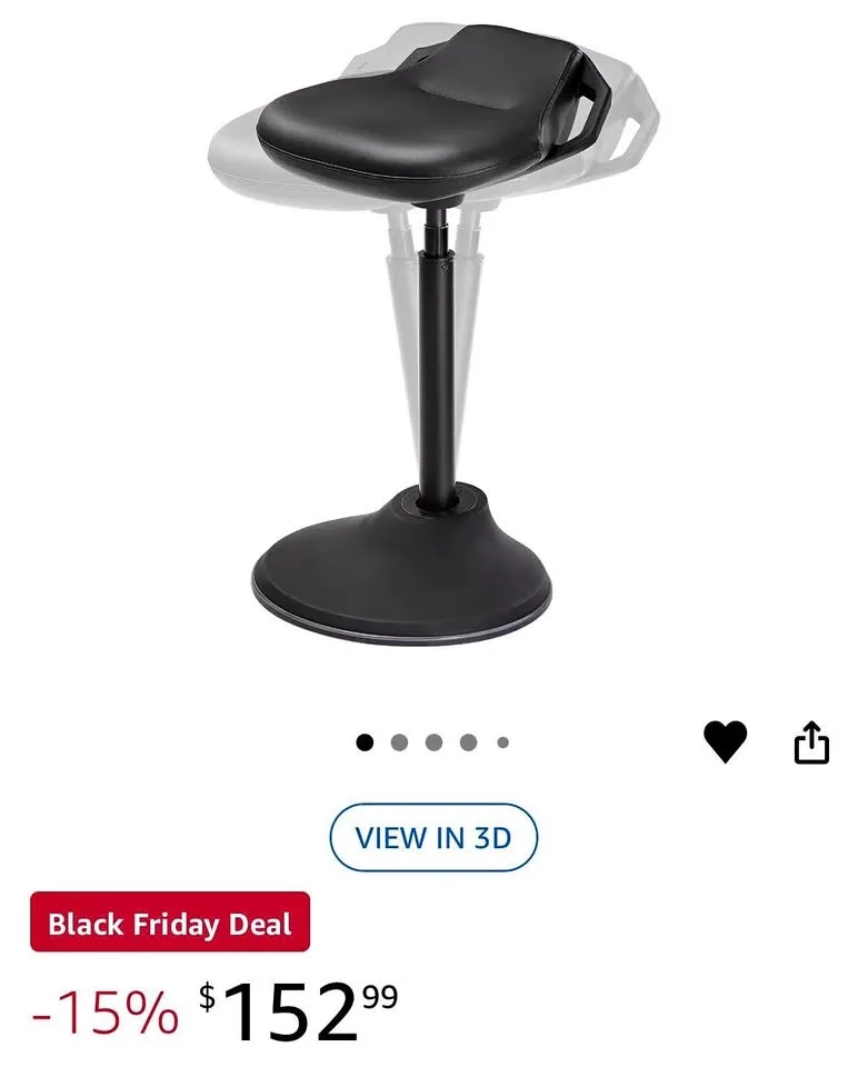 SONGMICS Ergonomic Standing Desk Chair — Brand New