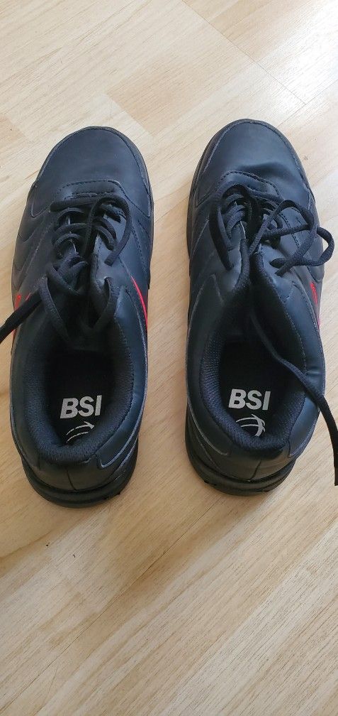 BSI MEN WOMEN BLACK BOWLING SHOES SIZE 9 - LIKE NEW