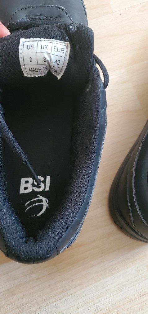 BSI MEN WOMEN BLACK BOWLING SHOES SIZE 9 - LIKE NEW - photo 3