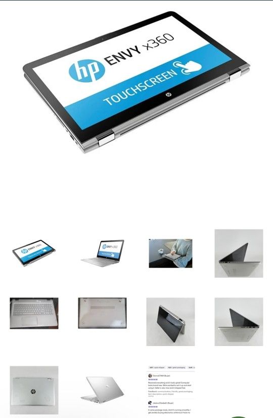 HP ENVY x360 i7 16GB RAM 1TB HDD 15.6" Touch Windows 11