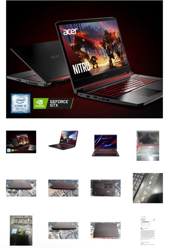 ACER NITRO 5 Gaming Laptop i5-8300H, 16GB RAM, 256GB SSD
