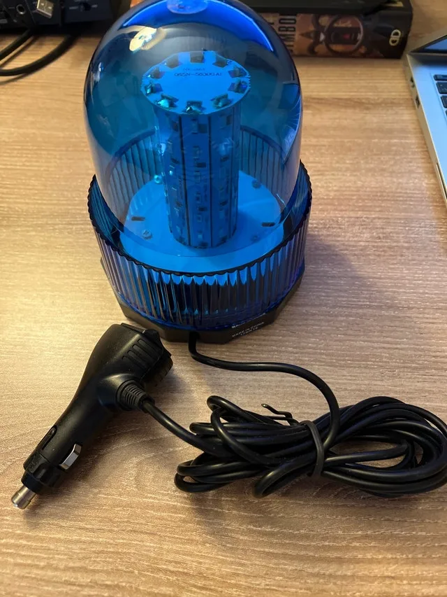 Blue Strobe Light