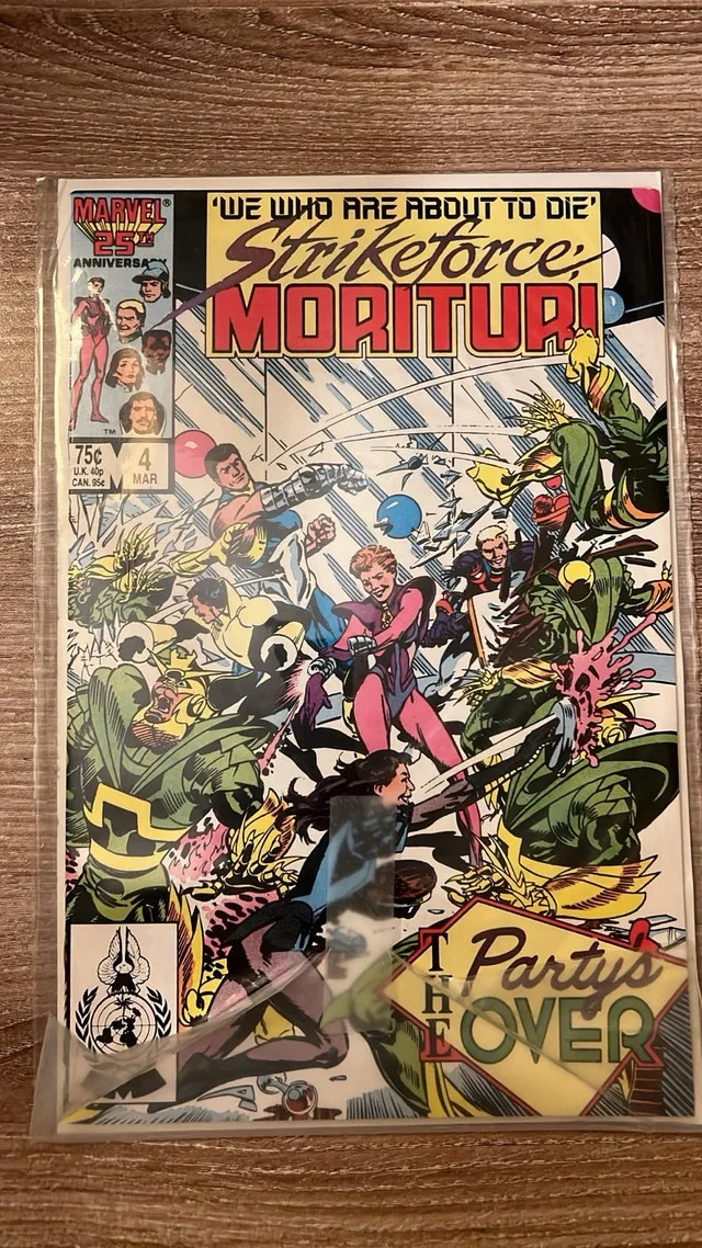 Strikeforce: Morituri Vintage Marvel Comic Lot
