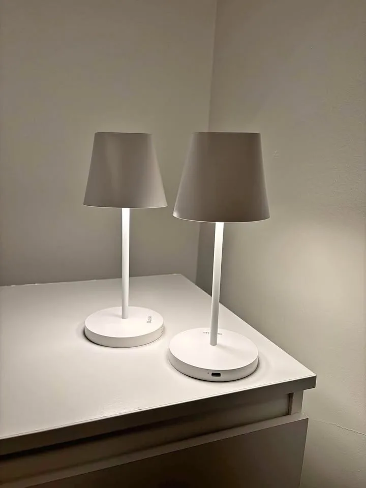 Set of 2 Quntis Cordless Table Lamp