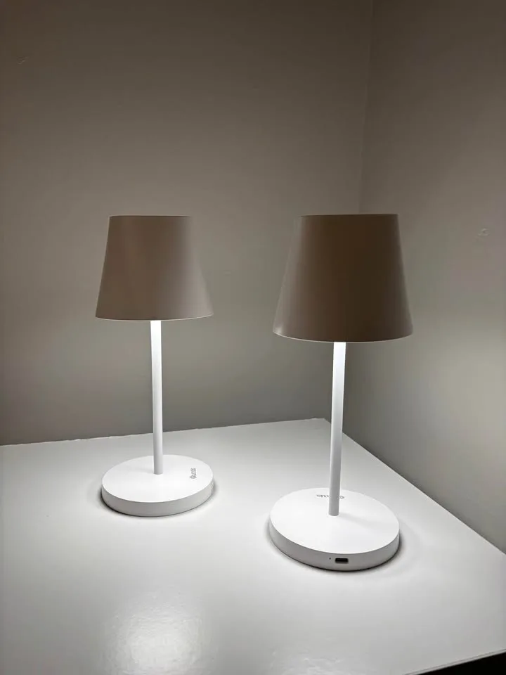 Set of 2 Quntis Cordless Table Lamp image indicator(2)