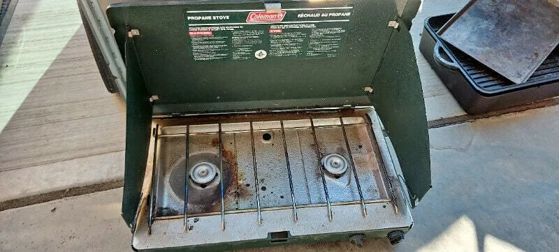 Coleman RV outdoor stove