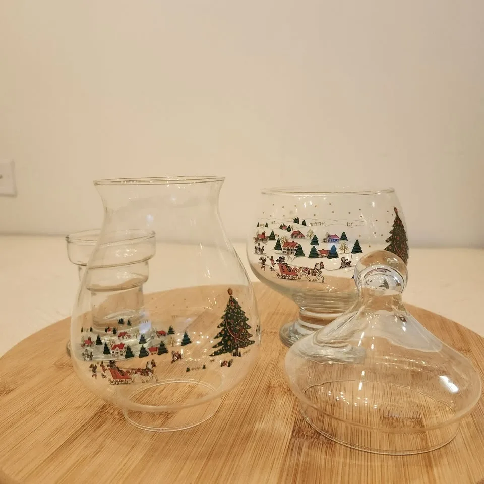 Christmas Candy Jar, Tealight Candle Holder, Decorative Bowls image indicator(2)