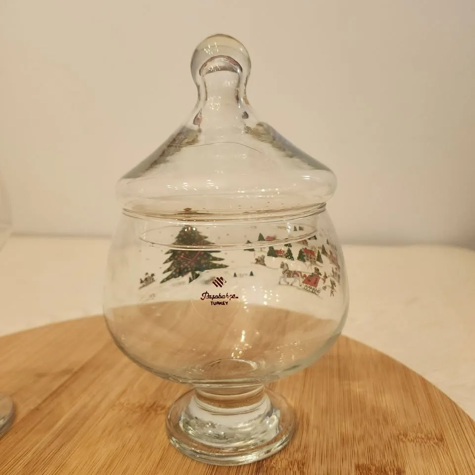 Christmas Candy Jar, Tealight Candle Holder, Decorative Bowls image indicator(5)