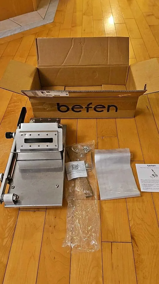 Stainless Steel Manual Frozen Meat Slicer