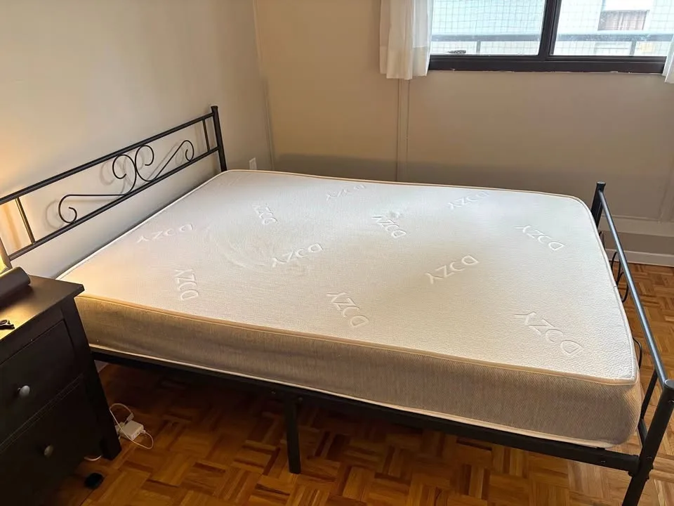 Double Dozy Mattress & Steel Bed Frame - Must go ASAP