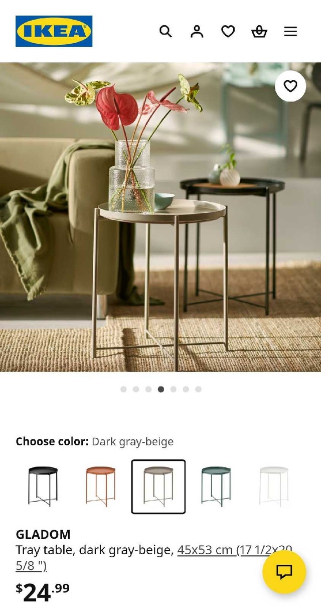 ➡️ Ikea Gladom Tray Table - photo 5