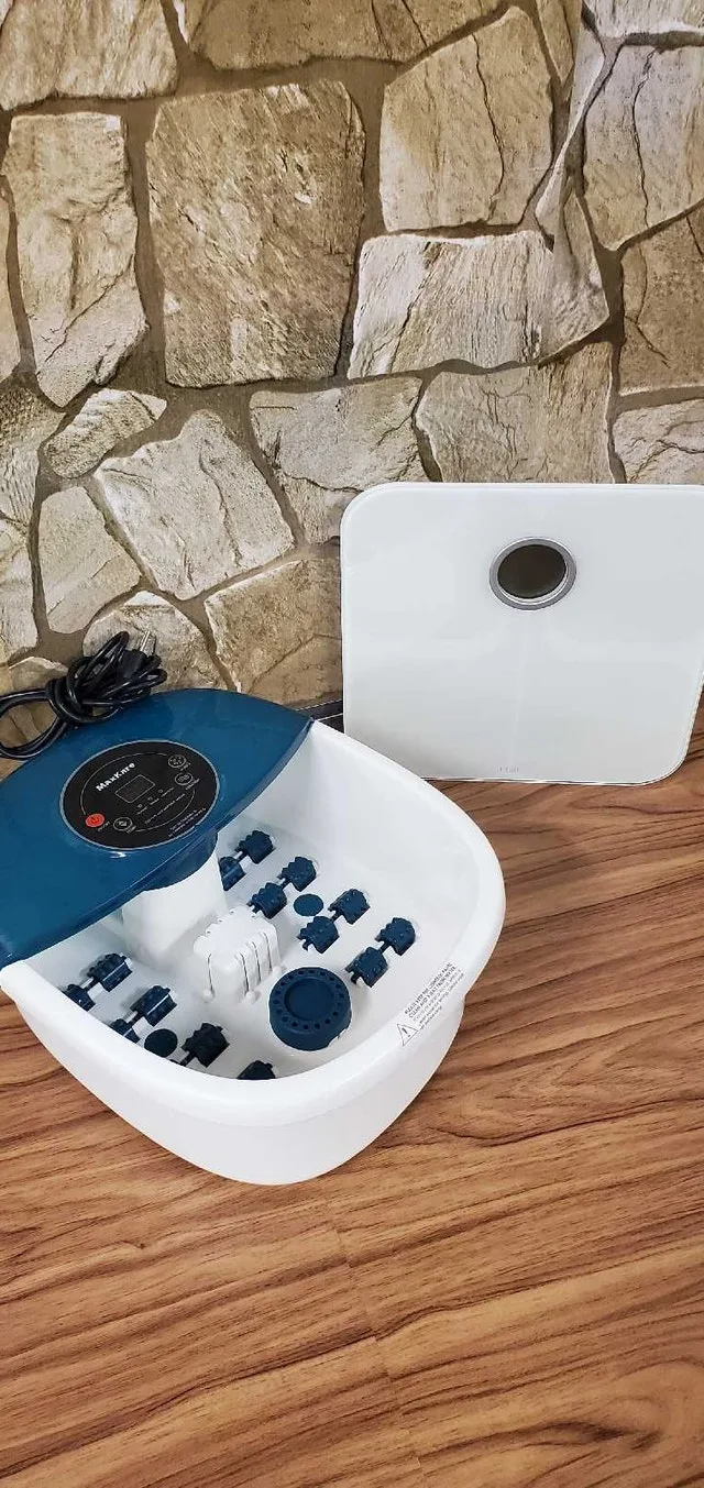 ➡️ MaxKare Foot Spa Bath Massager w. Heat Bubbles Vibration image indicator(3)