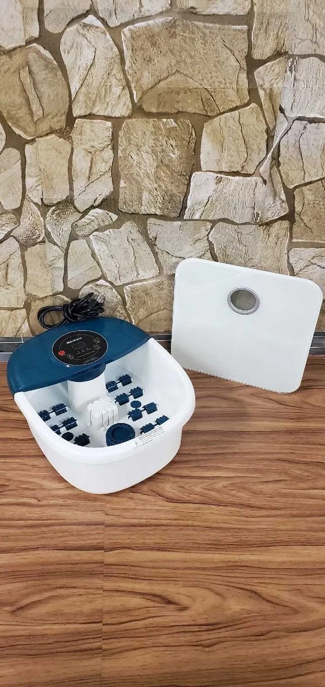 ➡️ MaxKare Foot Spa Bath Massager w. Heat Bubbles Vibration image indicator(5)