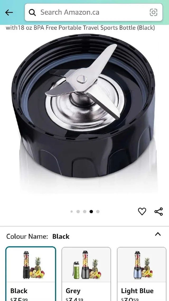 ➡️ LaReveuse Smoothies Blender Personal Size 300Watts, 18 oz image indicator(9)