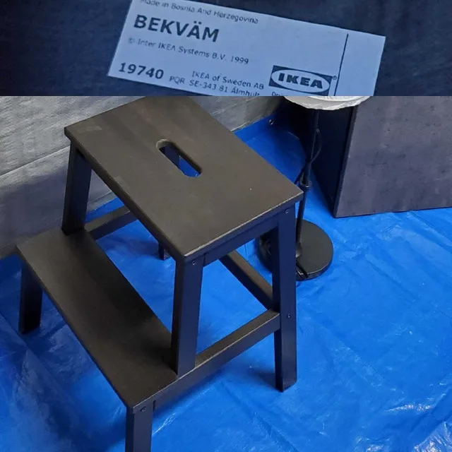 ➡️ IKEA BEKVÄM Step Stool, Black, 50 cm image indicator(6)