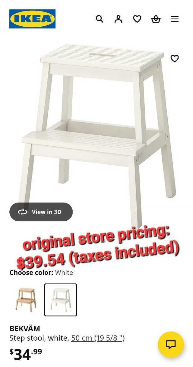 ➡️ IKEA BEKVÄM Step Stool, Black, 50 cm image indicator(10)