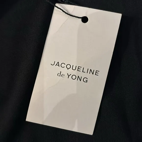 NWT Jacqueline de Yong Black Sleeved You Have My Heart Dress image indicator(6)