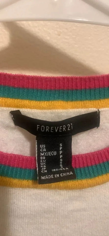 Colourful Collar Crop Top image indicator(2)