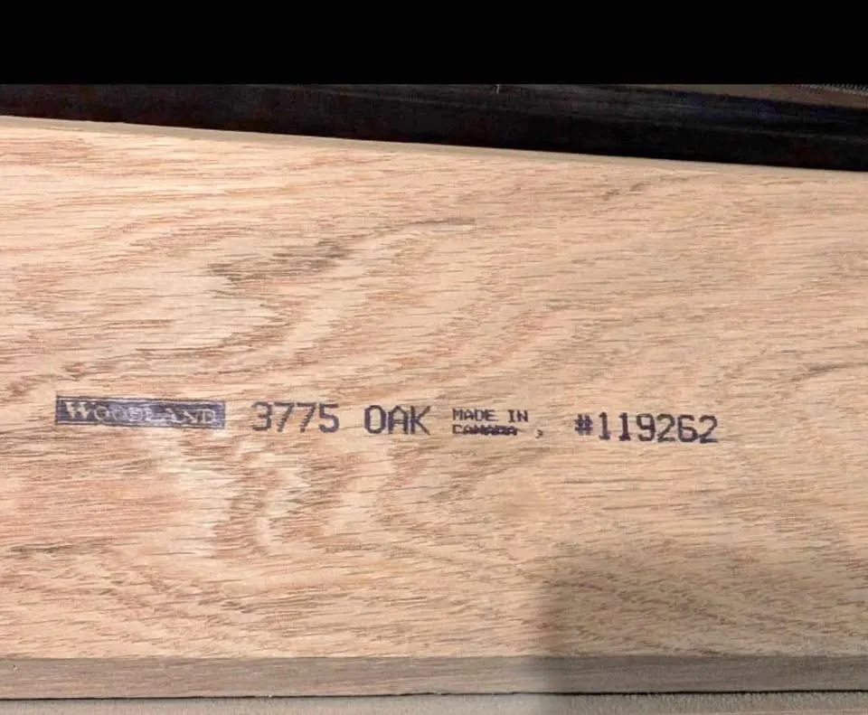 Solid oak crown molding