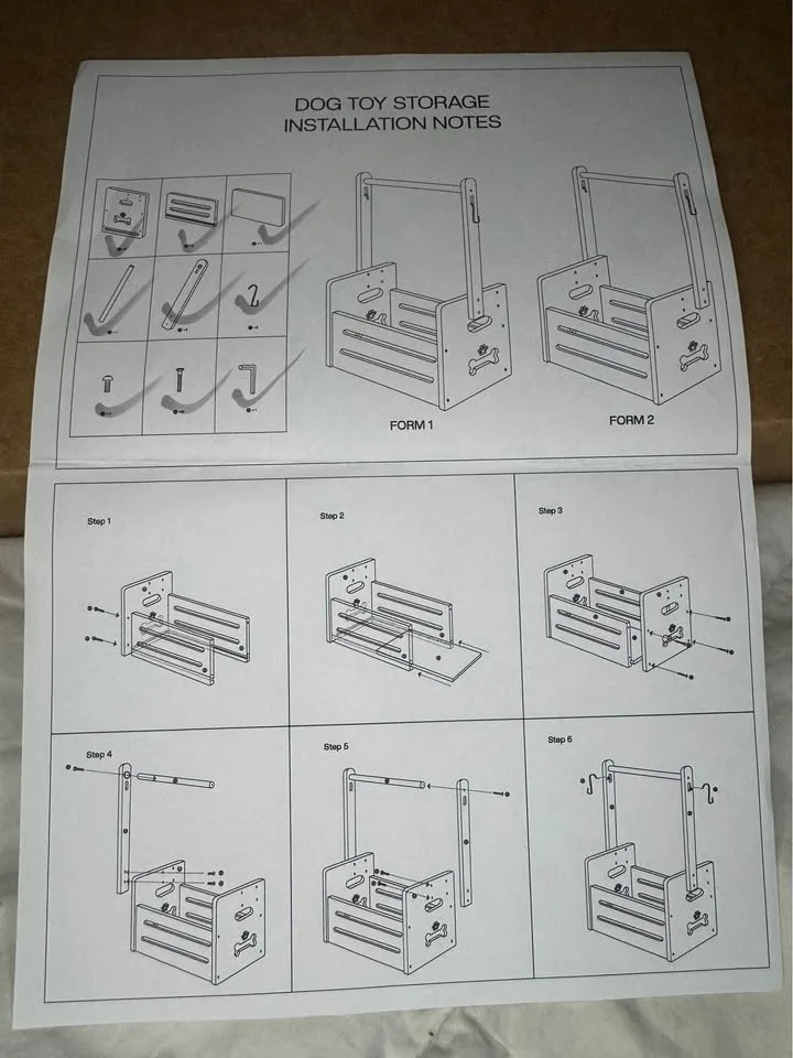 Brand New Woden Dog Toy Storage / Dog Wardrobe image indicator(7)