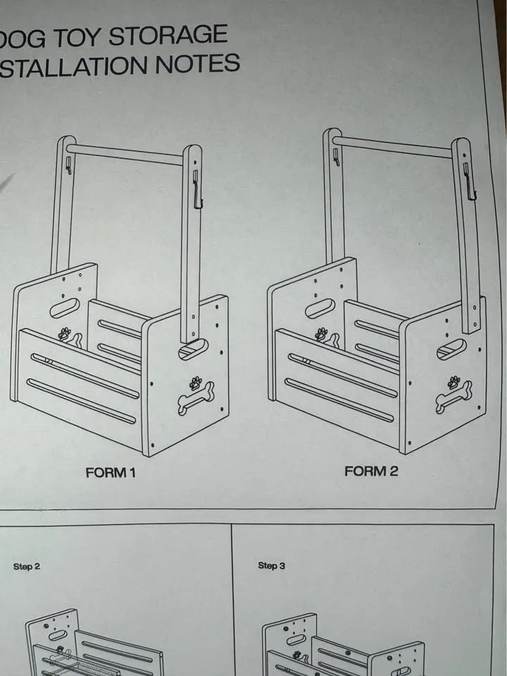 Brand New Woden Dog Toy Storage / Dog Wardrobe image indicator(8)
