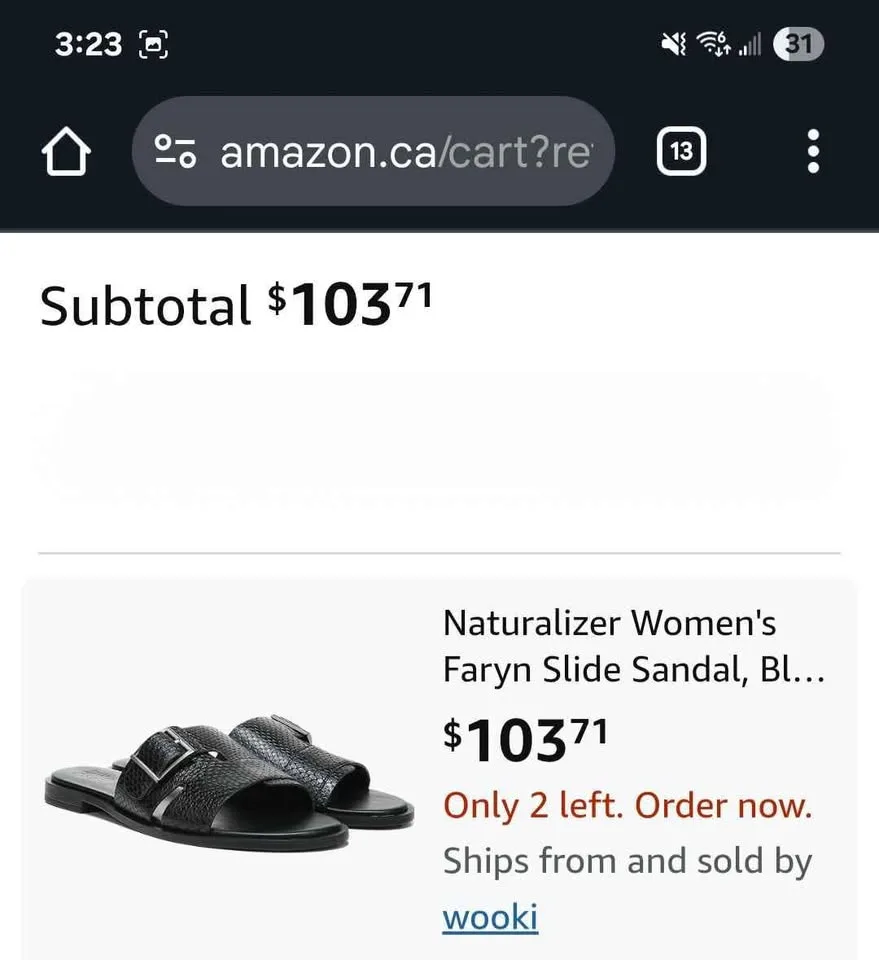 Naturalizer faryn slides sandal. Pls read description image indicator(6)