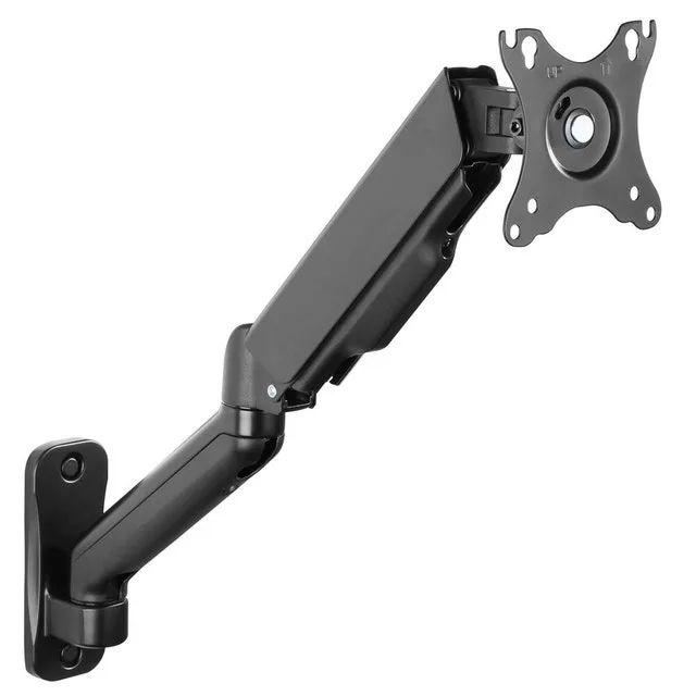PrimeCables Single Arm Wall Monitor Mount Up To 20lbs