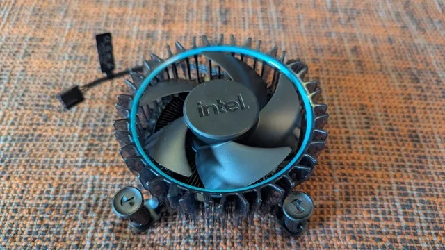 Stock Intel CPU Cooler 12th Gen