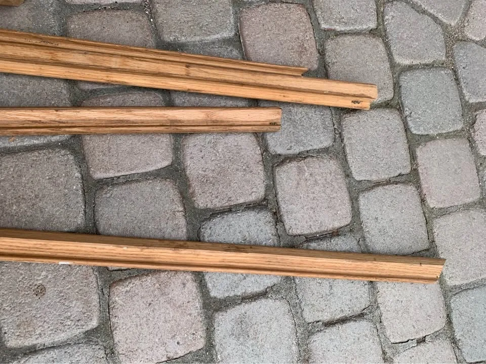 Natural oak baseboard trim 18ft or 218 inches total image indicator(4)