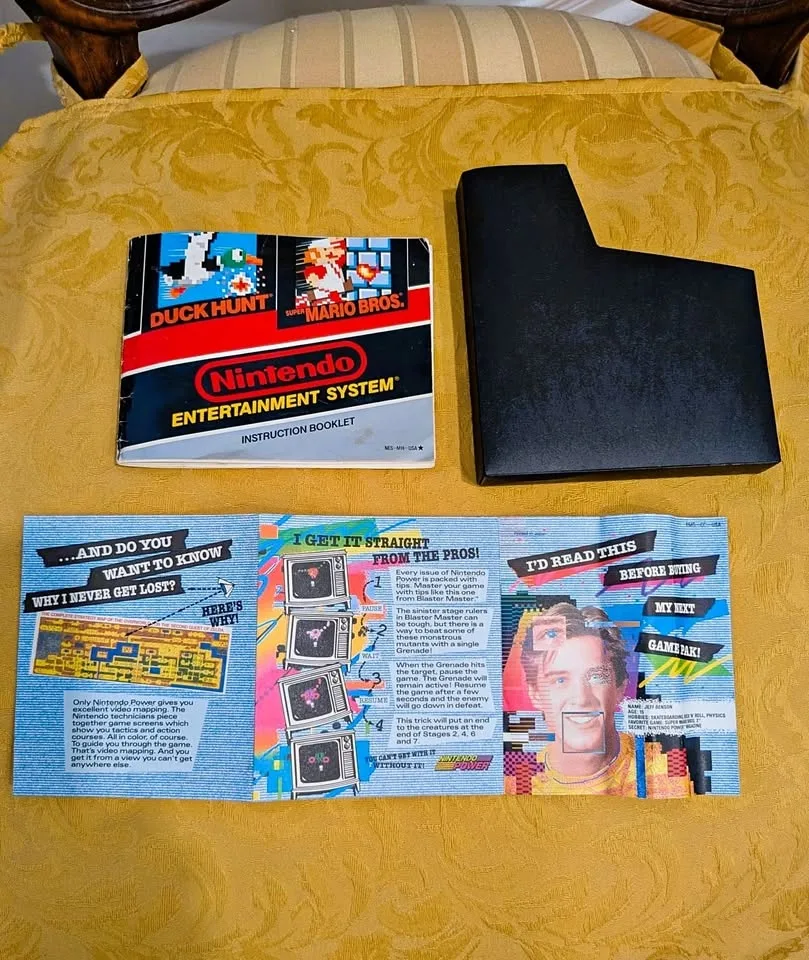 Nintendo Super Mario Bros & Duck Hunt Game Booklet