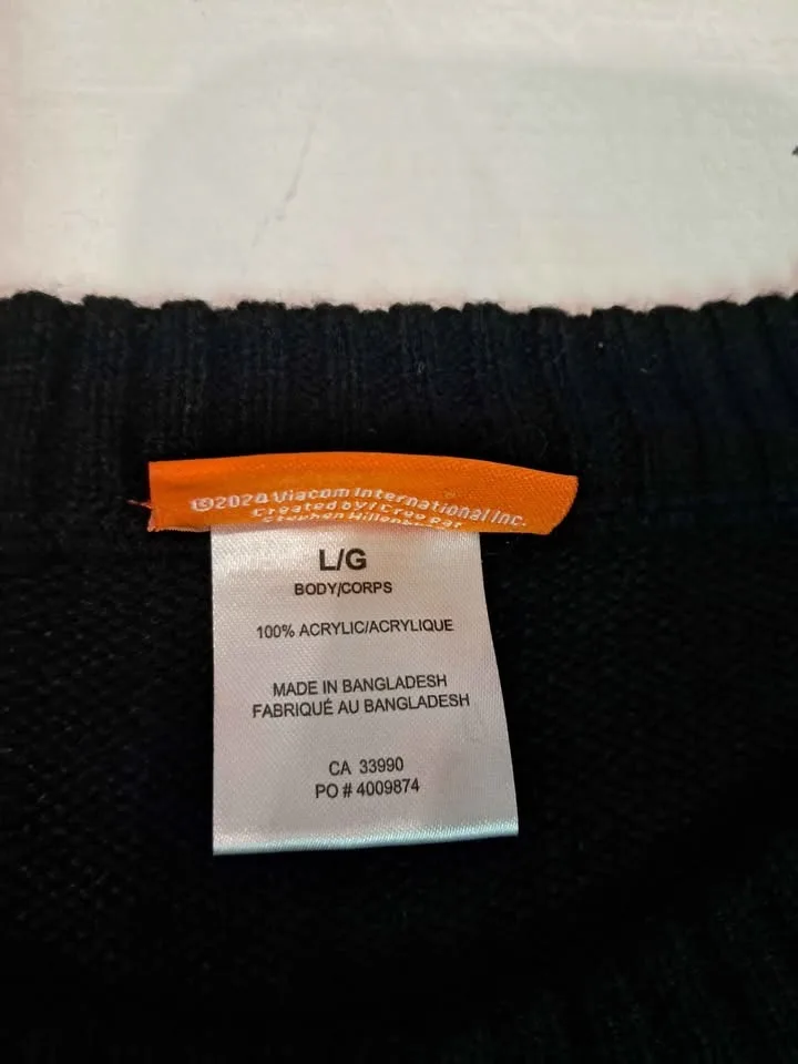 Ugly christmas SpongeBob sweater size large image indicator(6)