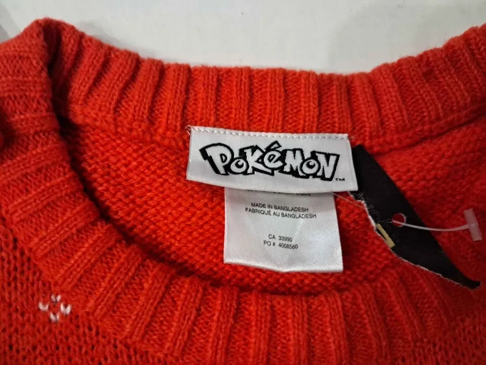 Ugly pokemon christmas sweater Pikachu size medium (10-12) image indicator(7)