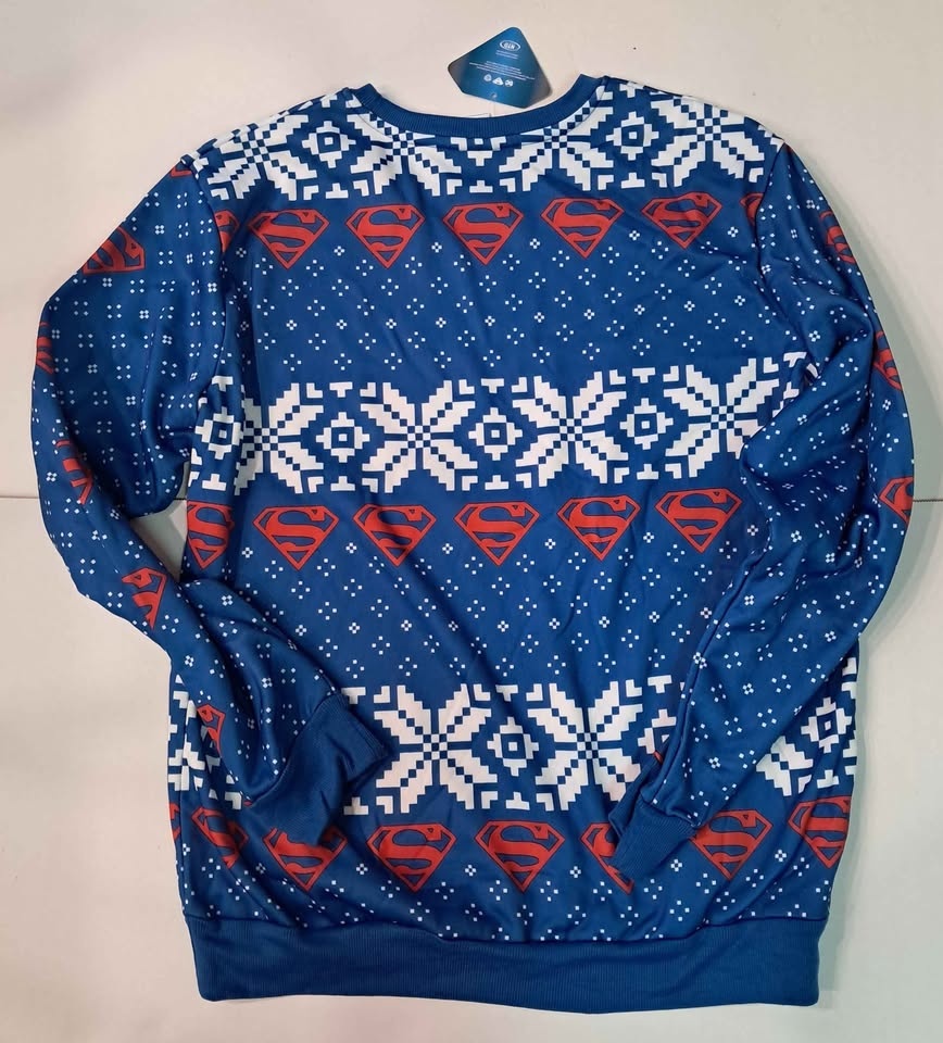 Ugly christmas sweater Superman size Medium - photo 2