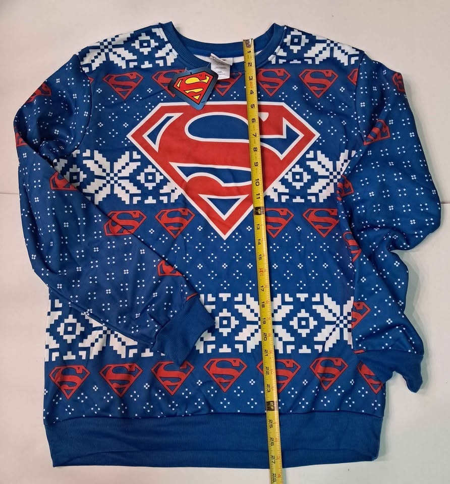 Ugly christmas sweater Superman size Medium - photo 3