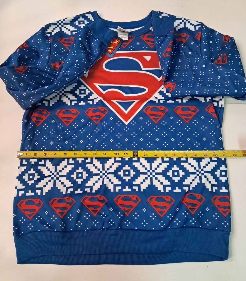 Ugly christmas sweater Superman size Medium - photo 4